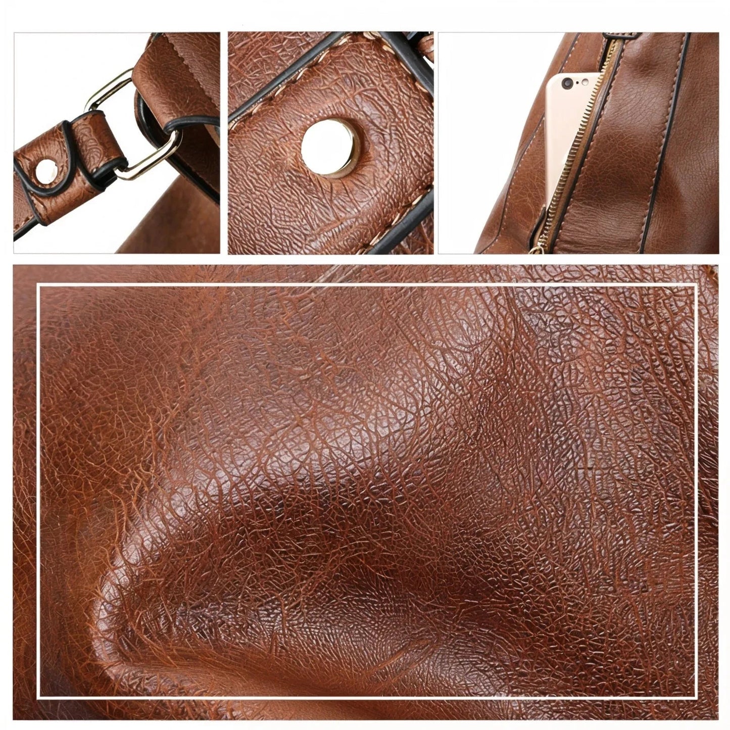 Bolso Hobo Elegance – Cuero Premium y Versatilidad