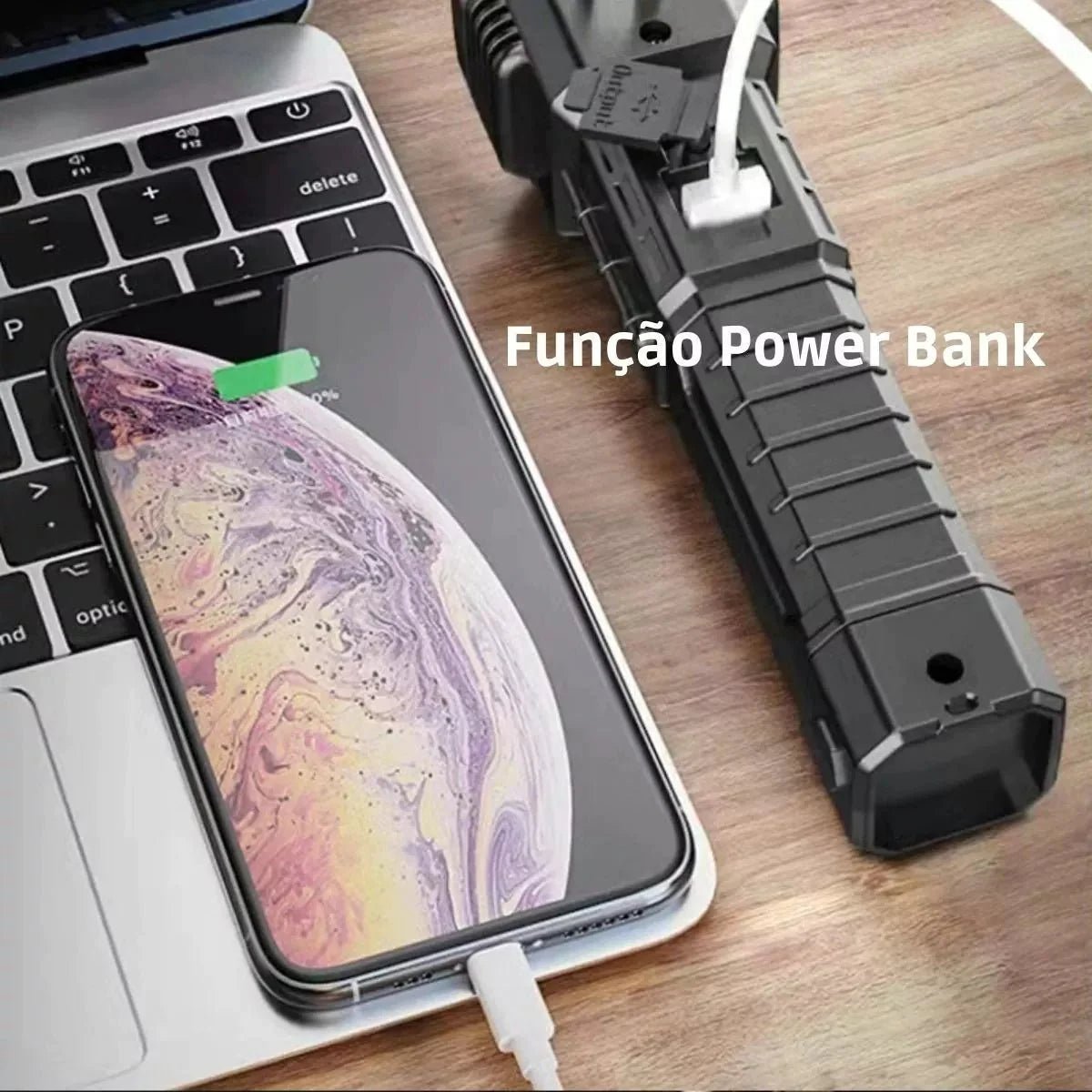 Linterna táctica indestructible 4 en 1 | Ultra potente | ÚLTIMO DÍA DE OFERTA Y ENVÍO GRATIS